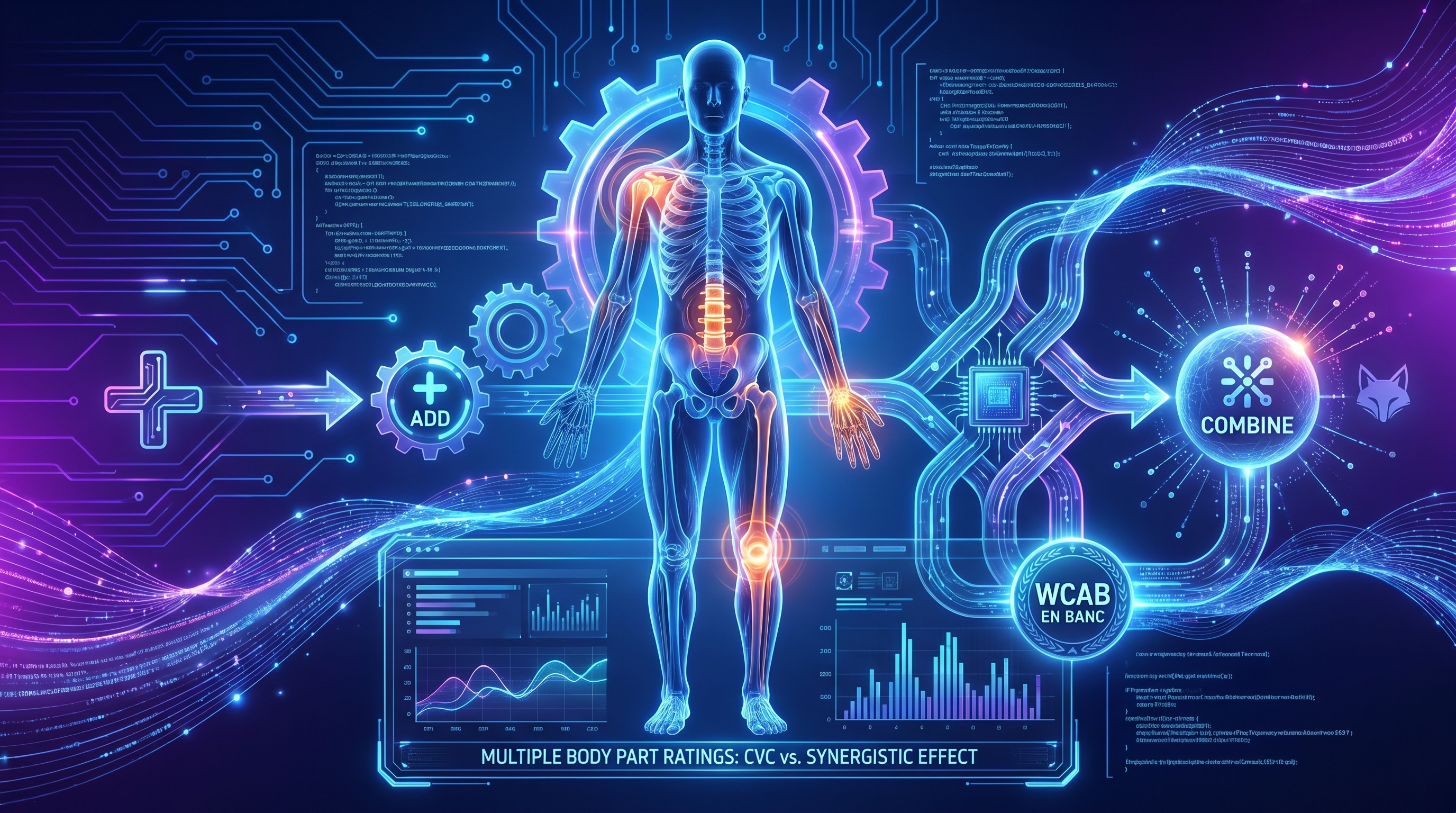 Combining Multiple Body Part Ratings in California Workers' Comp: Add or Combine? - AI legal drafting by CompFox